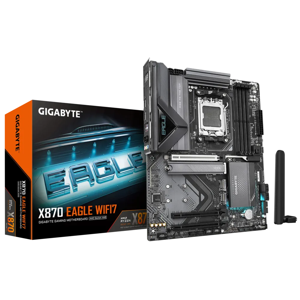 Gigabyte Motherboard X870 EAGLE WIFI7 DDR5 upto 8200mt/s Gigabyte Motherboard X870 EAGLE WIFI7 DDR5 upto 8200mt/s